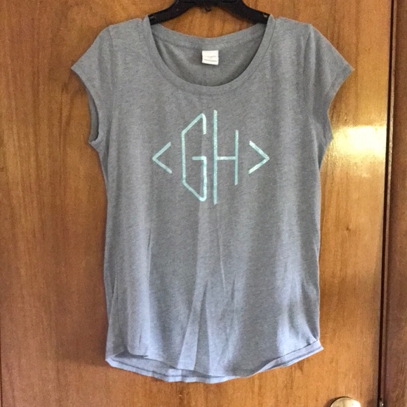 💙 Gray Gilly Hicks T Shirt Size L - Picture 1 of 4